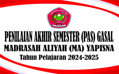 Pemberitahuan Kegiatan PAS Gasal